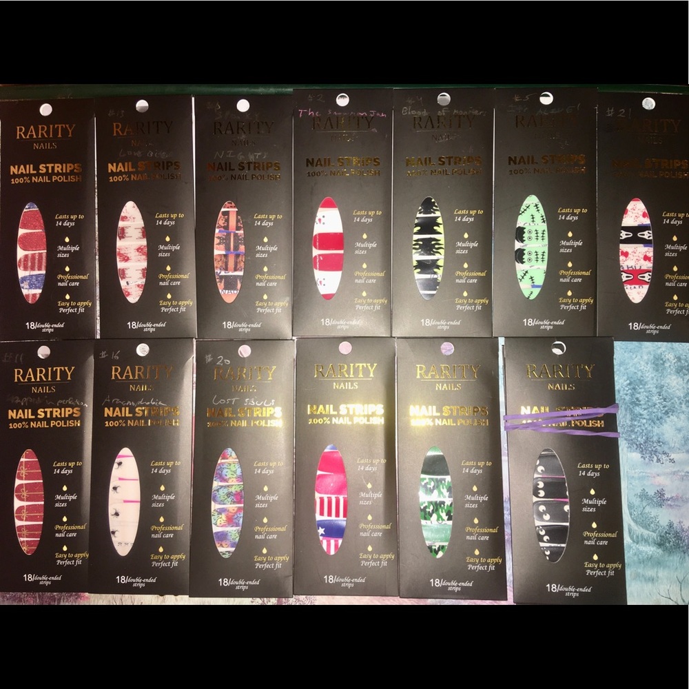 3 for $17 Rarity Nail Polish Strips Sets!You Pick